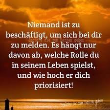 wer sich nicht meldet sprüche