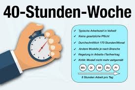 40 stunden woche wieviel im monat
