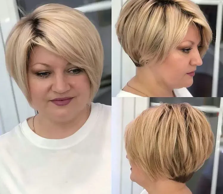vorteilhafte frisuren für dicke gesichter